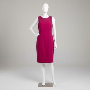 Nipon Boutique Fuchsia Studded Dress 20W